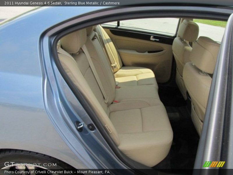 Sterling Blue Metallic / Cashmere 2011 Hyundai Genesis 4.6 Sedan
