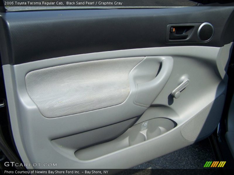 Black Sand Pearl / Graphite Gray 2006 Toyota Tacoma Regular Cab