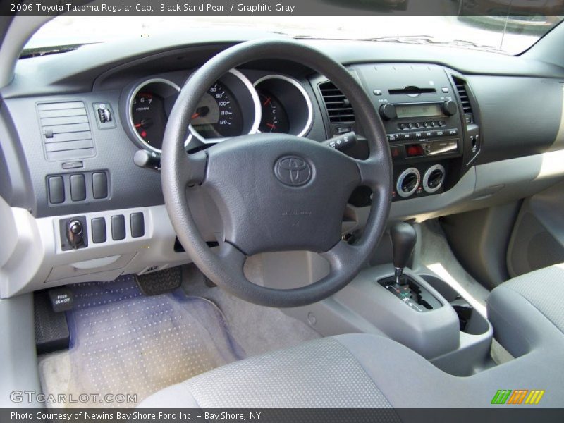 Black Sand Pearl / Graphite Gray 2006 Toyota Tacoma Regular Cab