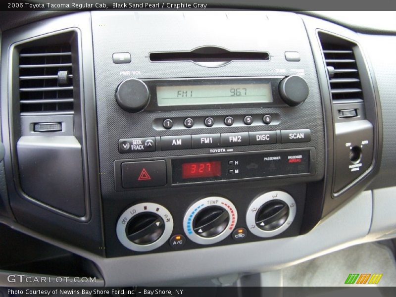 Black Sand Pearl / Graphite Gray 2006 Toyota Tacoma Regular Cab