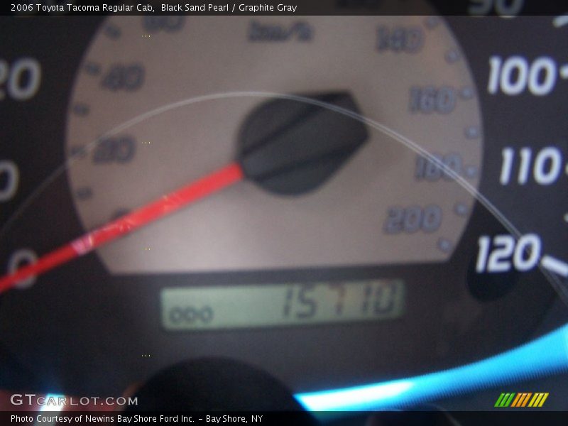 Black Sand Pearl / Graphite Gray 2006 Toyota Tacoma Regular Cab