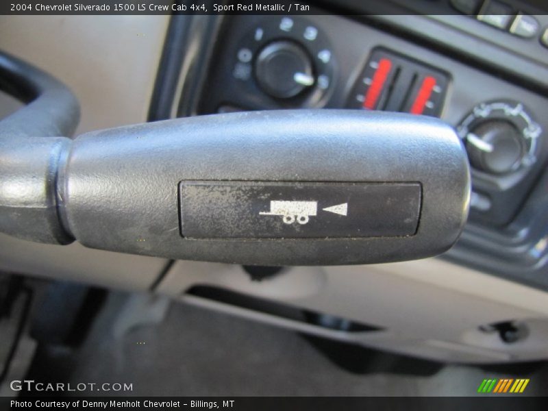 Sport Red Metallic / Tan 2004 Chevrolet Silverado 1500 LS Crew Cab 4x4