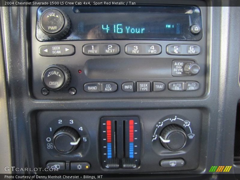 Sport Red Metallic / Tan 2004 Chevrolet Silverado 1500 LS Crew Cab 4x4