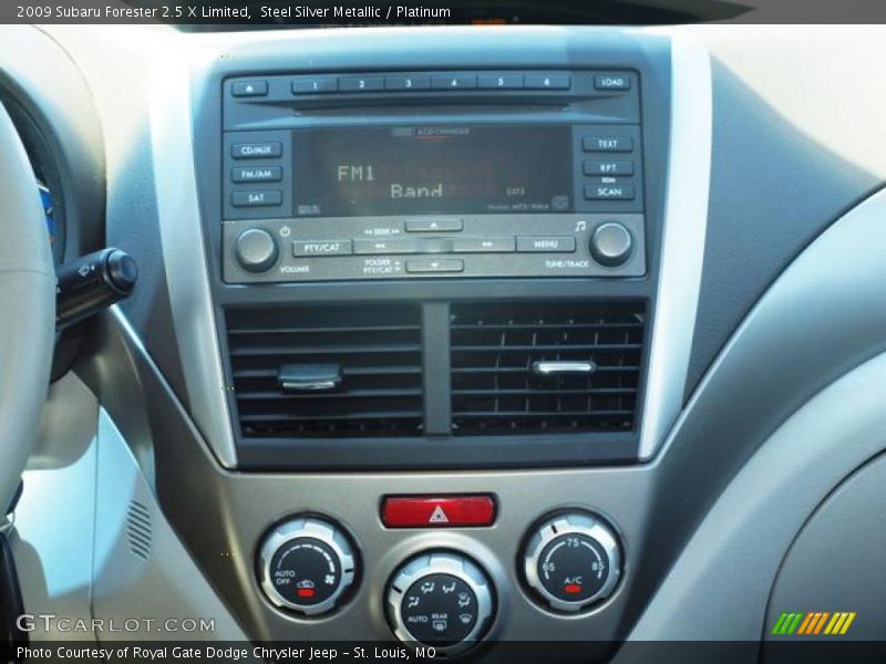 Steel Silver Metallic / Platinum 2009 Subaru Forester 2.5 X Limited