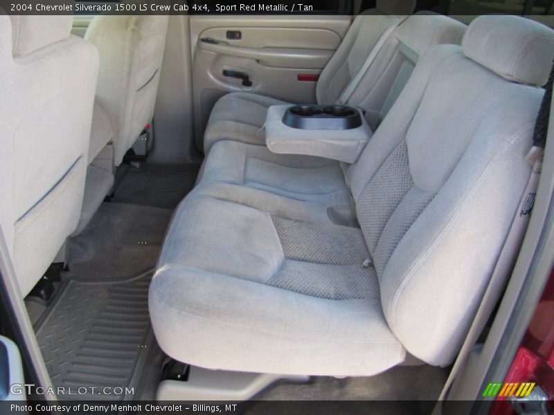 Sport Red Metallic / Tan 2004 Chevrolet Silverado 1500 LS Crew Cab 4x4