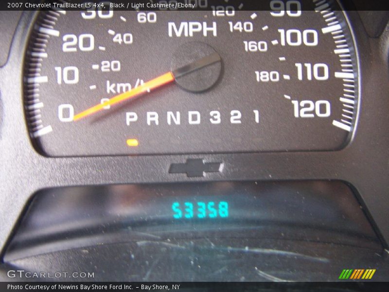 Black / Light Cashmere/Ebony 2007 Chevrolet TrailBlazer LS 4x4