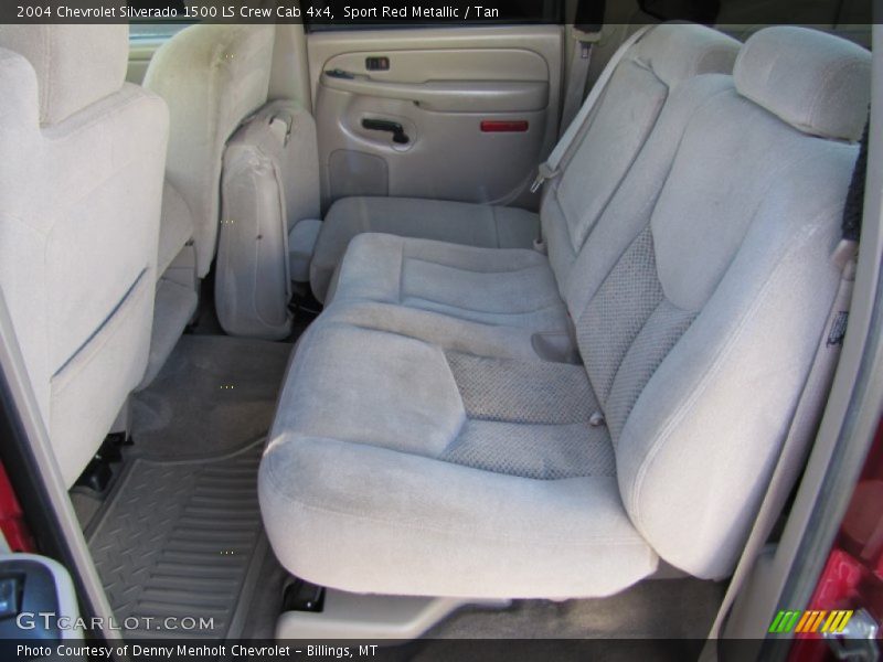 Sport Red Metallic / Tan 2004 Chevrolet Silverado 1500 LS Crew Cab 4x4