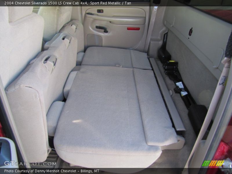 Sport Red Metallic / Tan 2004 Chevrolet Silverado 1500 LS Crew Cab 4x4