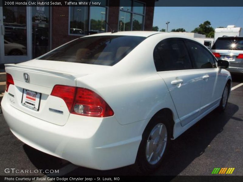 Taffeta White / Ivory 2008 Honda Civic Hybrid Sedan