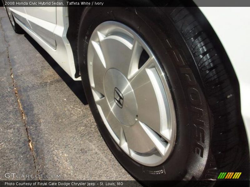 Taffeta White / Ivory 2008 Honda Civic Hybrid Sedan