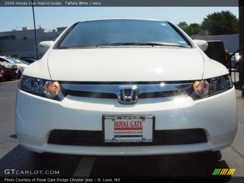 Taffeta White / Ivory 2008 Honda Civic Hybrid Sedan
