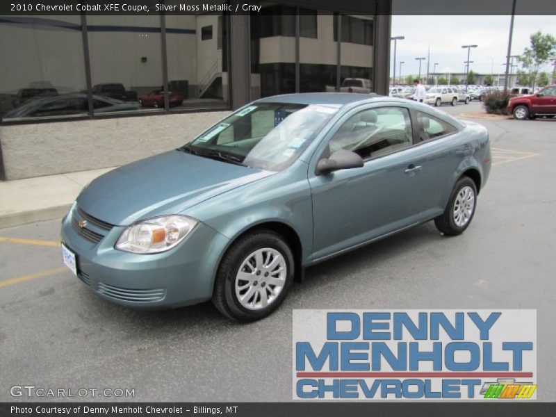 Silver Moss Metallic / Gray 2010 Chevrolet Cobalt XFE Coupe