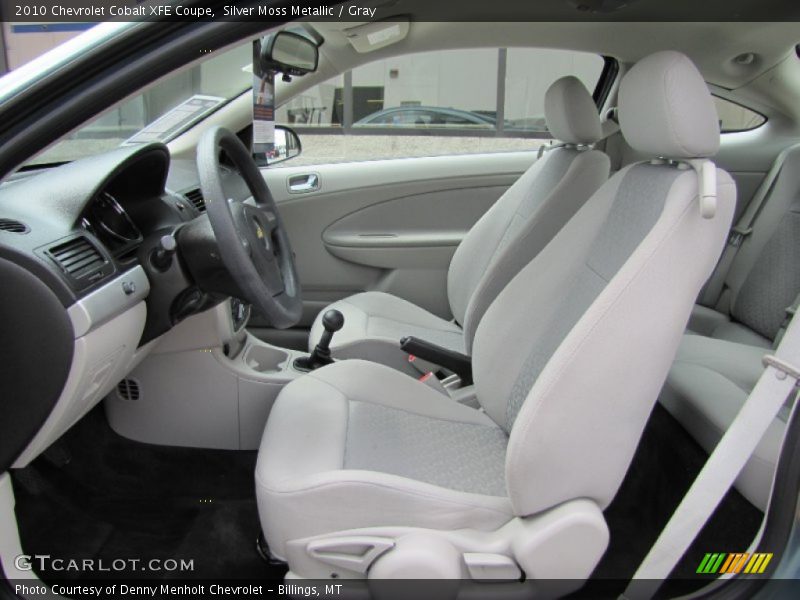  2010 Cobalt XFE Coupe Gray Interior