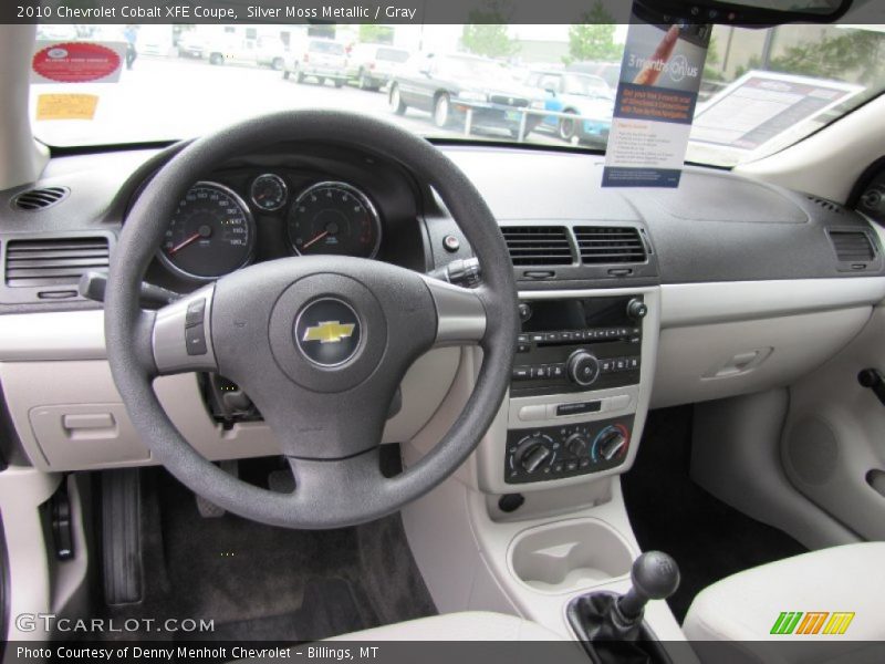 Silver Moss Metallic / Gray 2010 Chevrolet Cobalt XFE Coupe