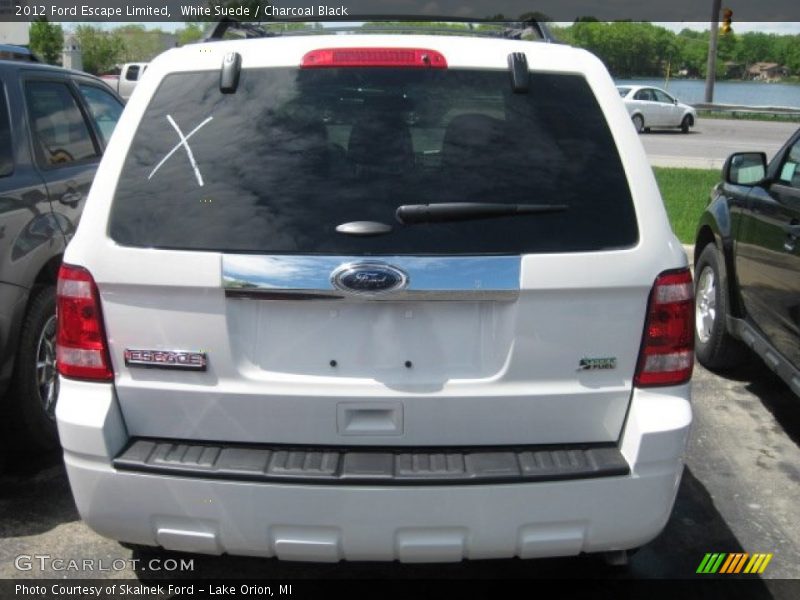 White Suede / Charcoal Black 2012 Ford Escape Limited