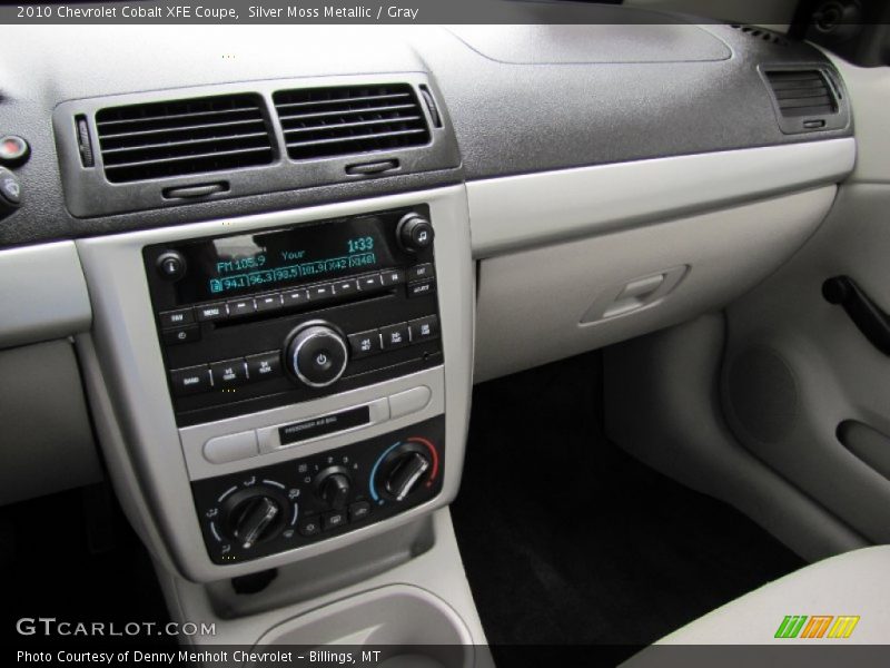 Silver Moss Metallic / Gray 2010 Chevrolet Cobalt XFE Coupe