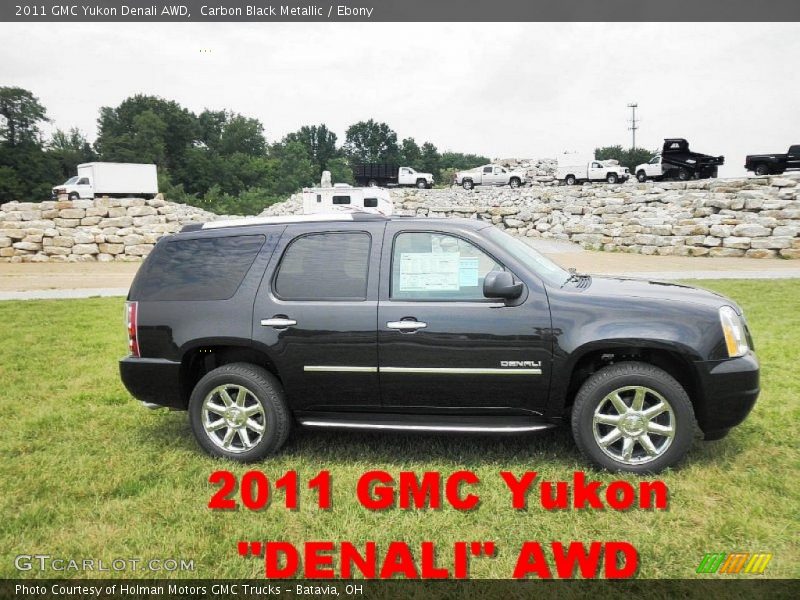 Carbon Black Metallic / Ebony 2011 GMC Yukon Denali AWD
