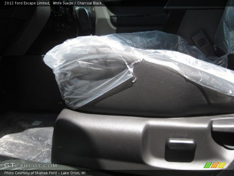 White Suede / Charcoal Black 2012 Ford Escape Limited