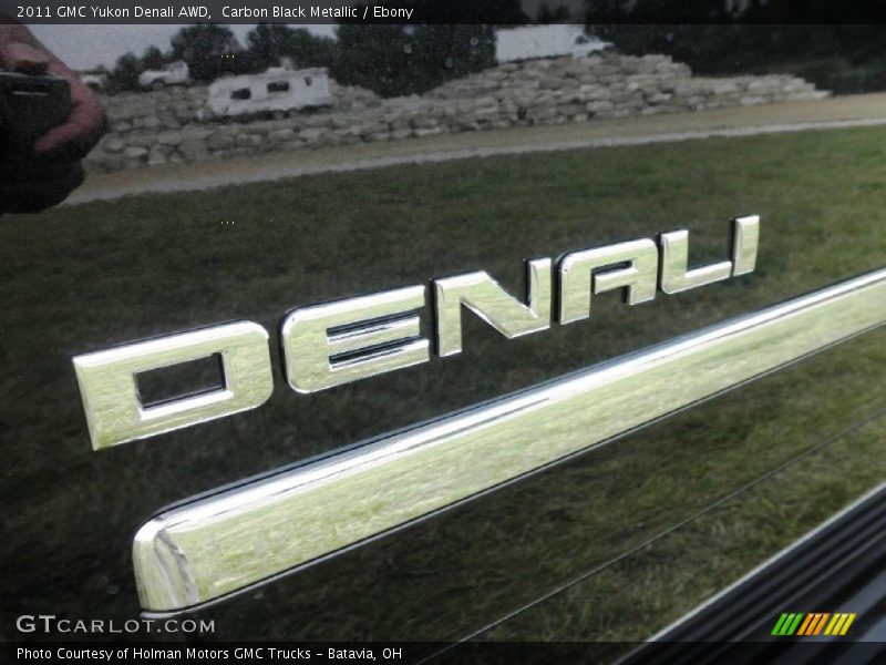 Carbon Black Metallic / Ebony 2011 GMC Yukon Denali AWD