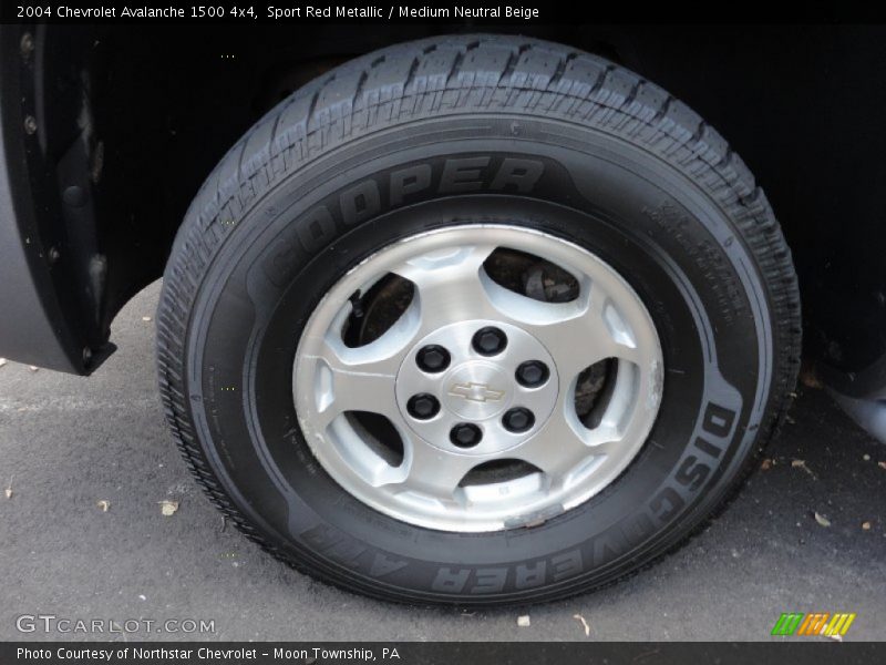 Sport Red Metallic / Medium Neutral Beige 2004 Chevrolet Avalanche 1500 4x4