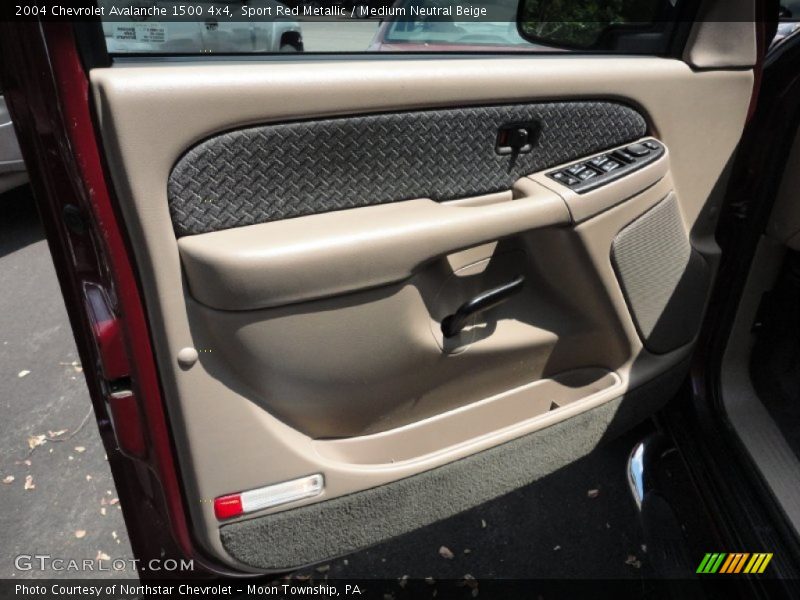 Sport Red Metallic / Medium Neutral Beige 2004 Chevrolet Avalanche 1500 4x4