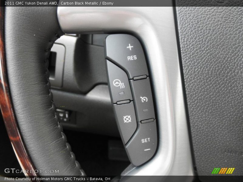 Carbon Black Metallic / Ebony 2011 GMC Yukon Denali AWD