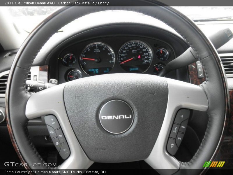 Carbon Black Metallic / Ebony 2011 GMC Yukon Denali AWD