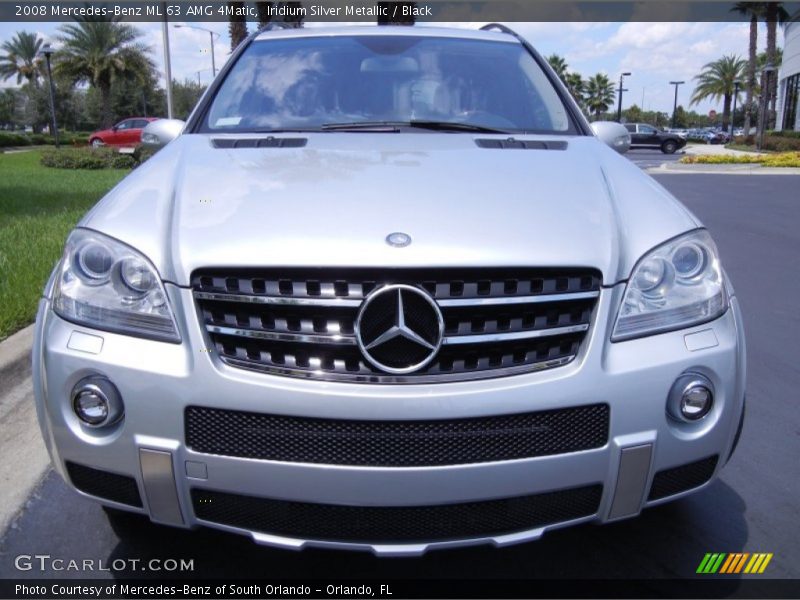 Iridium Silver Metallic / Black 2008 Mercedes-Benz ML 63 AMG 4Matic