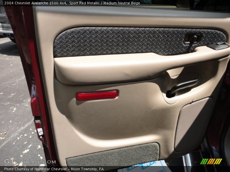 Sport Red Metallic / Medium Neutral Beige 2004 Chevrolet Avalanche 1500 4x4
