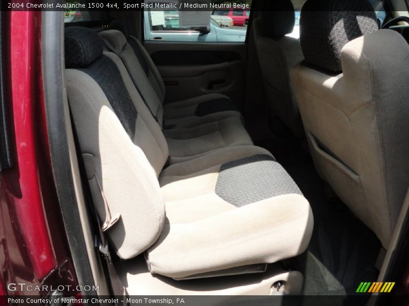 Sport Red Metallic / Medium Neutral Beige 2004 Chevrolet Avalanche 1500 4x4