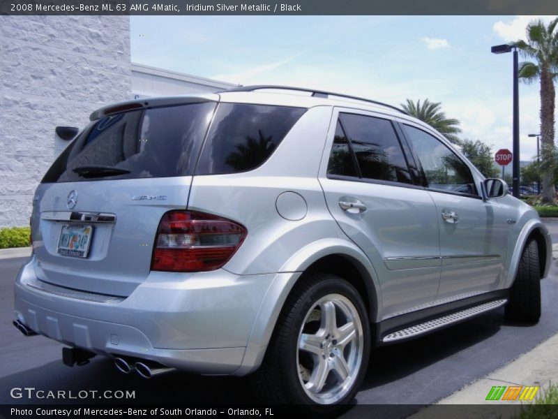 Iridium Silver Metallic / Black 2008 Mercedes-Benz ML 63 AMG 4Matic