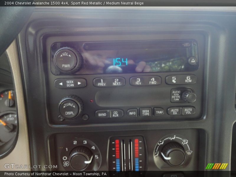 Sport Red Metallic / Medium Neutral Beige 2004 Chevrolet Avalanche 1500 4x4