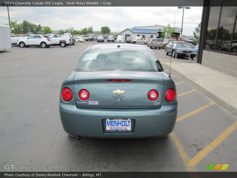 Silver Moss Metallic / Gray 2010 Chevrolet Cobalt XFE Coupe