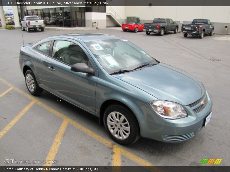 Silver Moss Metallic / Gray 2010 Chevrolet Cobalt XFE Coupe