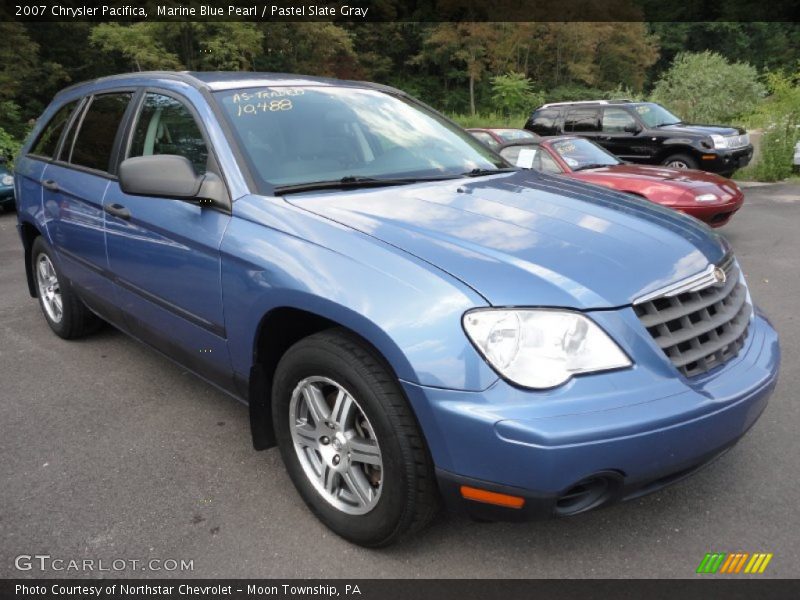 Marine Blue Pearl / Pastel Slate Gray 2007 Chrysler Pacifica
