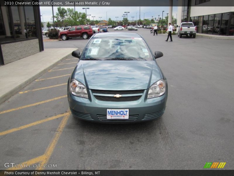 Silver Moss Metallic / Gray 2010 Chevrolet Cobalt XFE Coupe