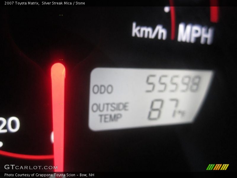 Silver Streak Mica / Stone 2007 Toyota Matrix