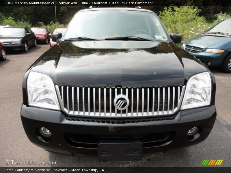 Black Clearcoat / Medium Dark Parchment 2004 Mercury Mountaineer V8 Premier AWD
