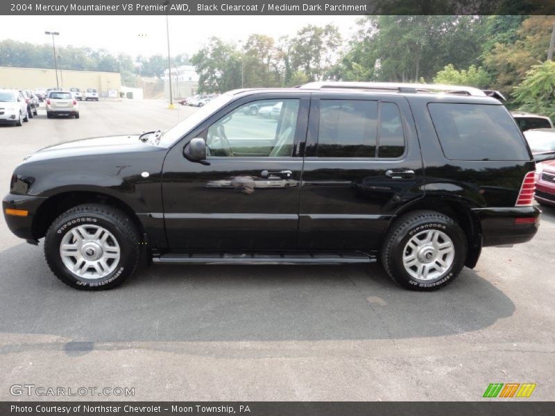 Black Clearcoat / Medium Dark Parchment 2004 Mercury Mountaineer V8 Premier AWD