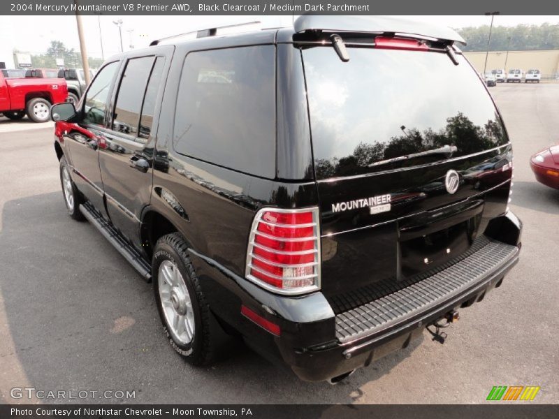 Black Clearcoat / Medium Dark Parchment 2004 Mercury Mountaineer V8 Premier AWD