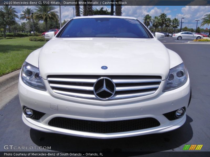 Diamond White Metallic / Cashmere/Black 2010 Mercedes-Benz CL 550 4Matic