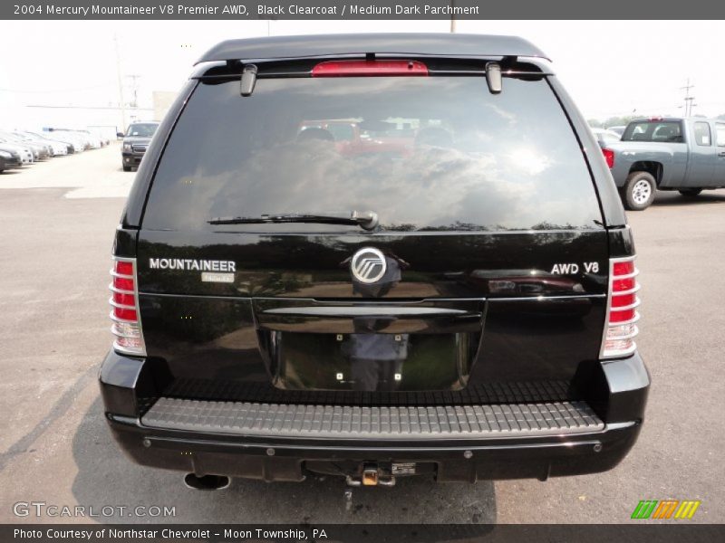 Black Clearcoat / Medium Dark Parchment 2004 Mercury Mountaineer V8 Premier AWD