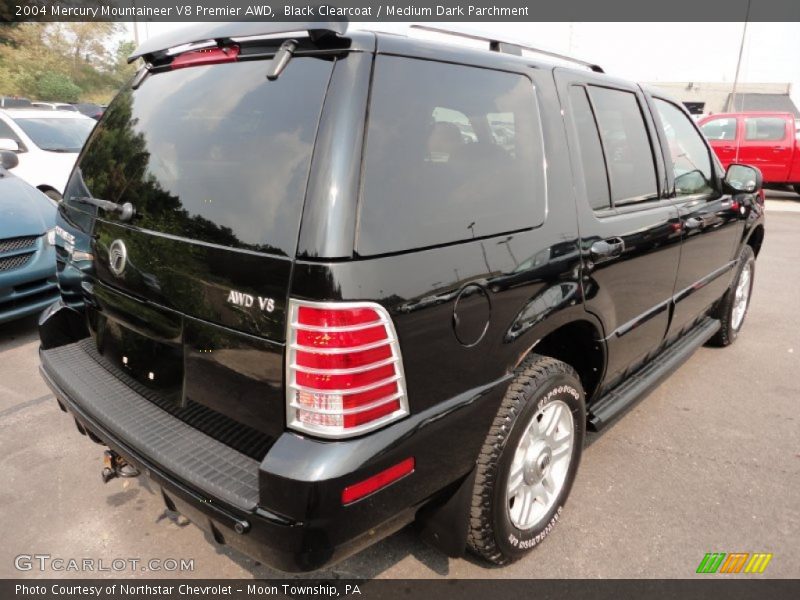 Black Clearcoat / Medium Dark Parchment 2004 Mercury Mountaineer V8 Premier AWD