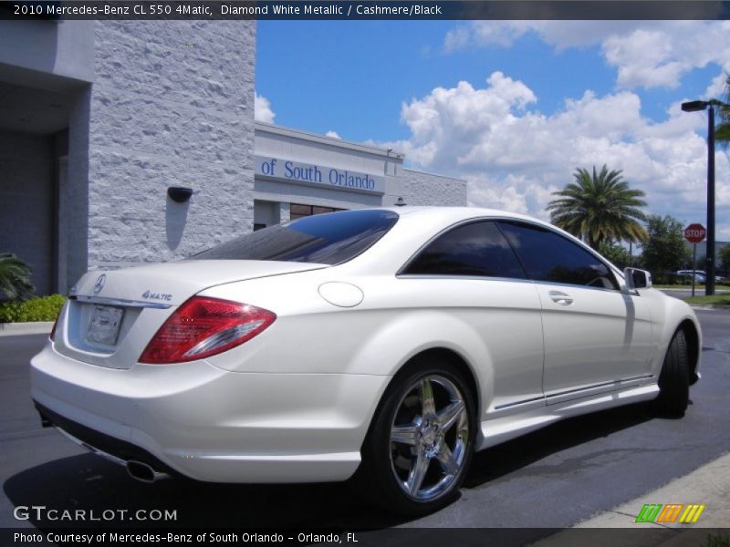 Diamond White Metallic / Cashmere/Black 2010 Mercedes-Benz CL 550 4Matic