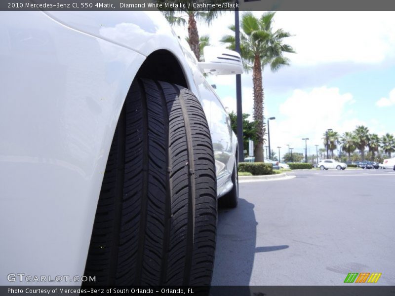Diamond White Metallic / Cashmere/Black 2010 Mercedes-Benz CL 550 4Matic