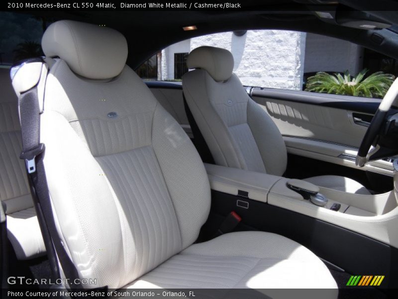 Diamond White Metallic / Cashmere/Black 2010 Mercedes-Benz CL 550 4Matic