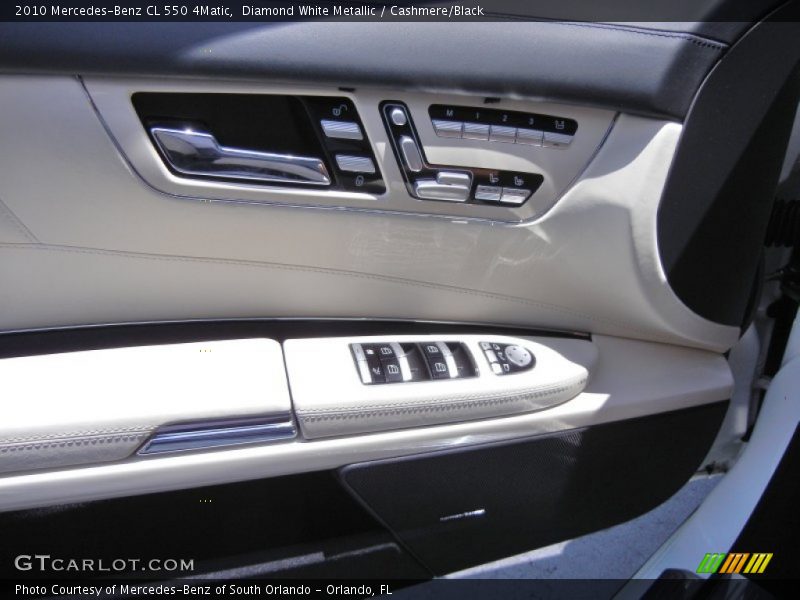 Diamond White Metallic / Cashmere/Black 2010 Mercedes-Benz CL 550 4Matic