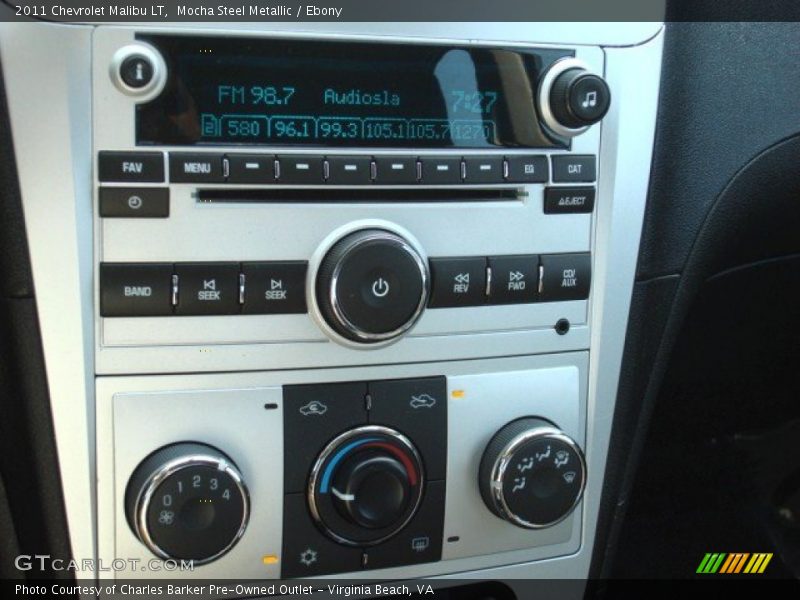 Mocha Steel Metallic / Ebony 2011 Chevrolet Malibu LT