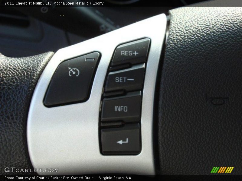 Mocha Steel Metallic / Ebony 2011 Chevrolet Malibu LT