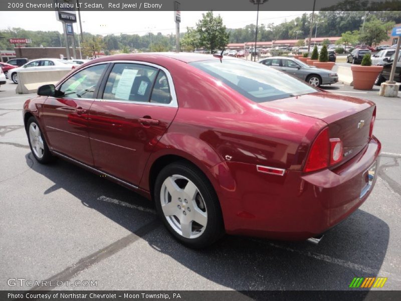Red Jewel / Ebony 2009 Chevrolet Malibu LT Sedan